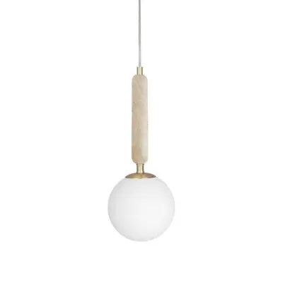 Globen Lighting - Torrano 15 pendellampa, beige, 40 cm