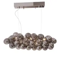 Gross Bar taklampa, rökgrå 80cm