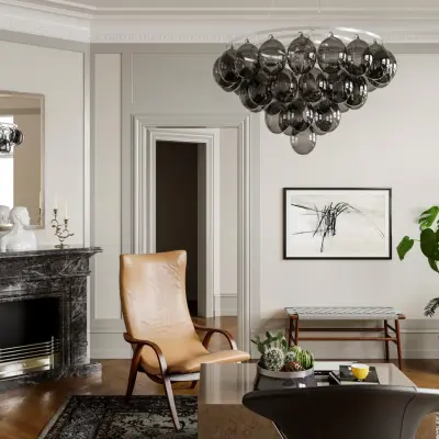 Gross Giant taklampa, rökgrå 100cm