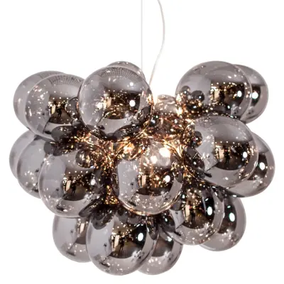 Gross Grande taklampa, rökgrå 62cm