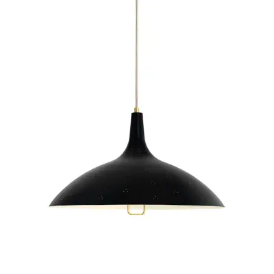 GUBI - 1965 Taklampa Mässing/Svart