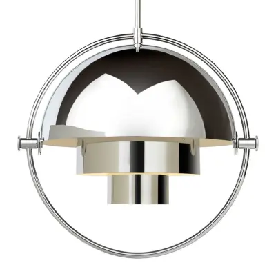 GUBI - Multi-Lite Taklampa Ø36 Krom/Krom