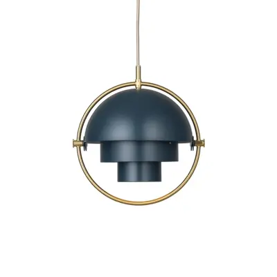 GUBI - Multi-Lite Taklampa S Mässing/Midnight Blue