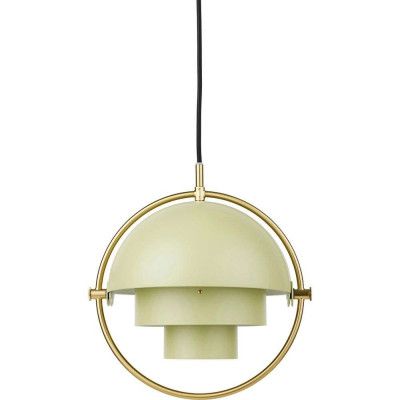GUBI - Multi-Lite Taklampa Small Brass/Desert Sage