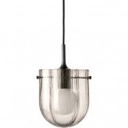 GUBI - Seine Taklampa Smoke/Antique Brass