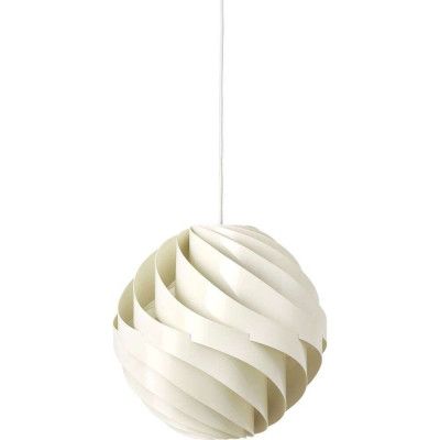 GUBI - Turbo Taklampa Ø36 Glossy Alabaster White/White