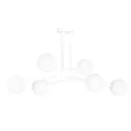 HALLDOR 6 Taklampa, Vit/Vit