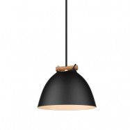 Halo Design - Århus Taklampa Ø18 Black/Wood Halo Design