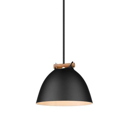 Halo Design - Århus Taklampa Ø18 Black/Wood Halo Design