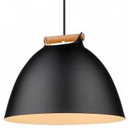 Halo Design - Århus Taklampa Ø40 Black/Wood Halo Design