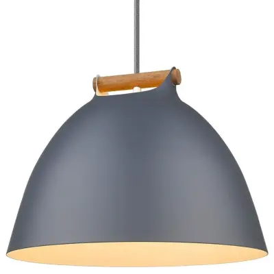 Halo Design - Århus Taklampa Ø40 Grey/Wood