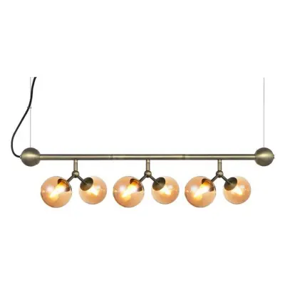 Halo Design - Atom 6 Mini Taklampa Amber