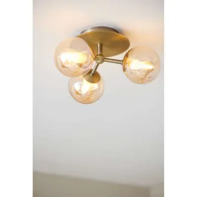 Atom Trio taklampa, rökgrå – Halo Design - Vardagsrum - Metall