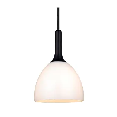 Halo Design BELLEVUE Taklampa Ø14 G9, Opal / svart-trä