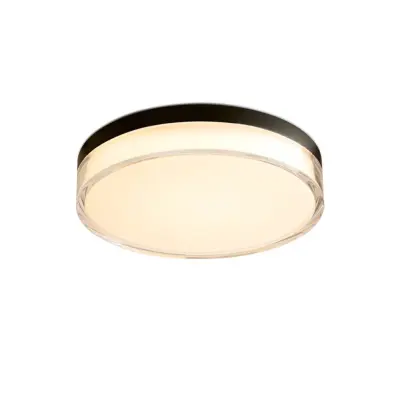Halo Design Clear akryl Ø28 cm 18W 2700 Kelvin Svart