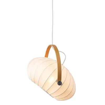 Halo Design DC Textile Ø40 cm Satin Vit