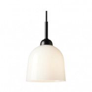 Halo Design - Glow Taklampa Ø12 Svart/Opal