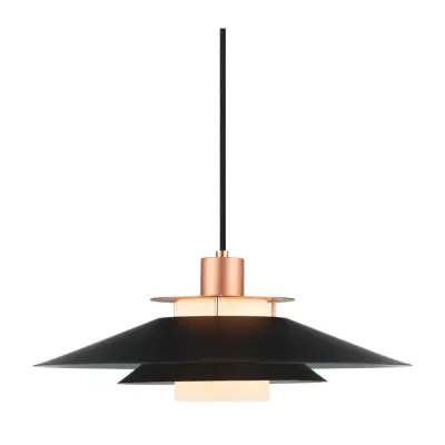 Halo Design RIVOLI Taklampa  Ø40 svart-koppar