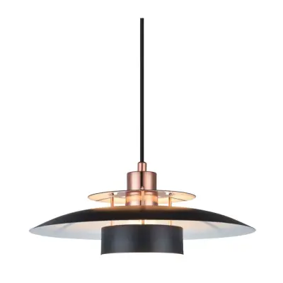 Halo Design SØRUP Taklampa Ø40 Svart/Koppar