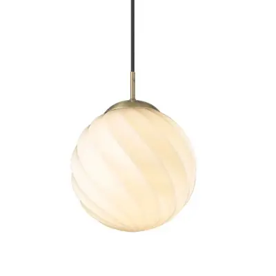 Halo Design - Twist Ball Taklampa  Ø25 Antique Brass