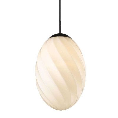 Halo Design - Twist Egg Taklampa Ø25 Opal/Black