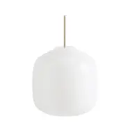 HAY - Buoy Glass 200 Taklampa Opal/Beton Grey