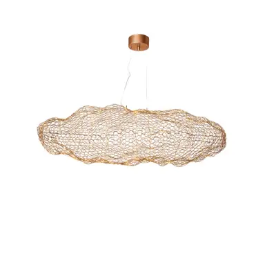 Hayden LED taklampa, guld 76cm