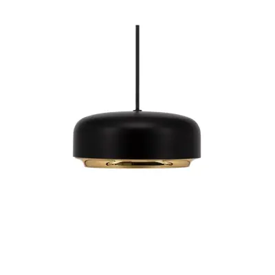 Hazel taklampa mini, svart/mässing Ø22