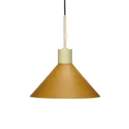Hübsch - Crayon Taklampa Ø35 Brown/Beige