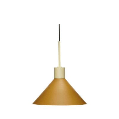 Hübsch - Crayon Taklampa Ø35 Brown/Beige