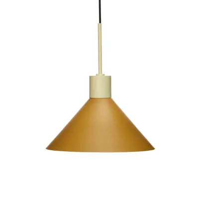 Hübsch - Crayon Taklampa Ø35 Brown/Beige