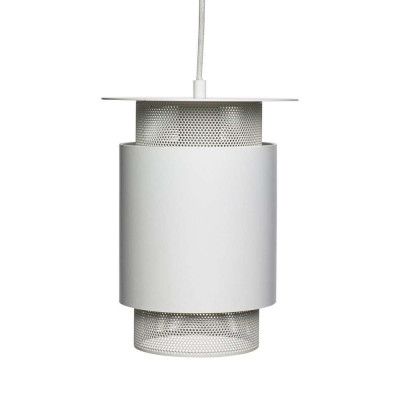 Hübsch - Edge Taklampa Mesh White