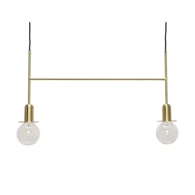 Hübsch - Twice Taklampa Brass