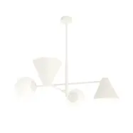 HERMES 4 Taklampa, Vit/Vit