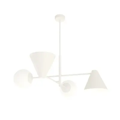 HERMES 4 Taklampa, Vit/Vit