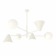 HERMES 6 Taklampa, Vit/Vit
