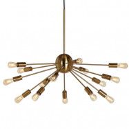 Herstal - Mir Taklampa Satin/Brass