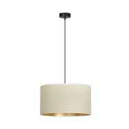 HILDE 1 Taklampa, Svart/Vit