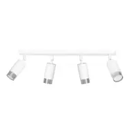 HIRO 4 Taklampa, Vit/Krom