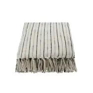 House Doctor - Lines taklampa svartvit bomull 180 cm