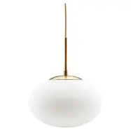 House Doctor - Opal Taklampa Ø30cm Vit/Mässing