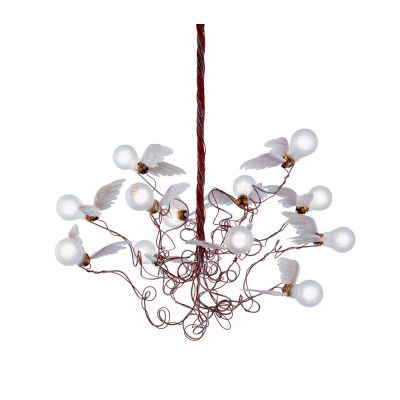 Ingo Maurer - Birdie LED Taklampa Röd