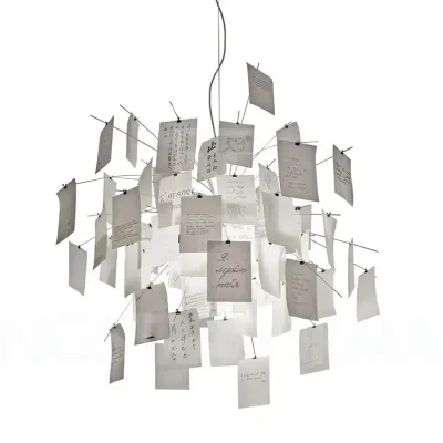 Ingo Maurer - Zettel'z lampe 6 pendellampa Ø80cm
