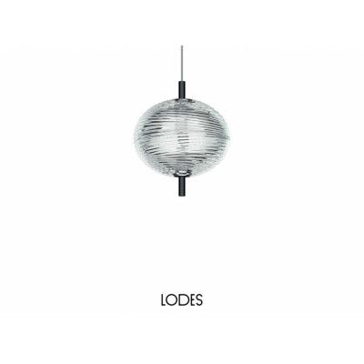 Lodes - Jefferson Mini Taklampa  10m 2700K Crystal/Black Chrome