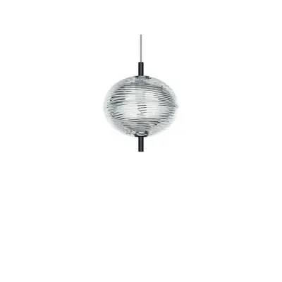 Lodes - Jefferson Mini Taklampa  10m 2700K Crystal/Black Chrome