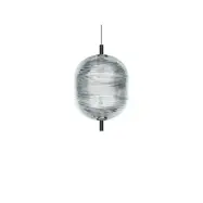 Lodes - Jefferson Small Taklampa  10m 2700K Crystal/Black Chrome