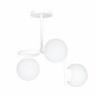 KALF 3 Taklampa, Vit/Vit