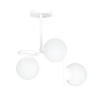 KALF 3 Taklampa, Vit/Vit