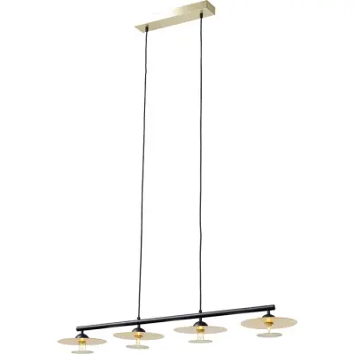 KARE DESIGN Disc Dining Quattro Taklampa - Mässingsstål