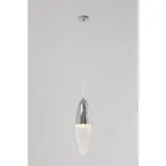 KARE DESIGN Frozen taklampa - klarglas och kromst&aring;l